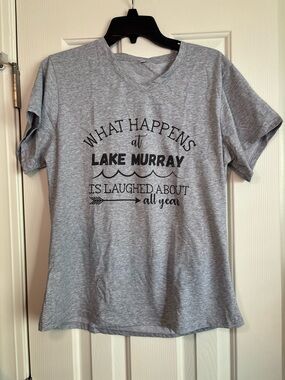 Lake Murray Graphic Tee - Heather Gray